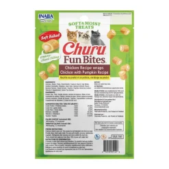 Inaba Churu Fun Bites Chicken Recipe Wraps Soft & Moist Cat Treats (3 packs)
