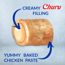 Inaba Churu Fun Bites Chicken Recipe Wraps Soft Baked Dog Treats (8 packs)