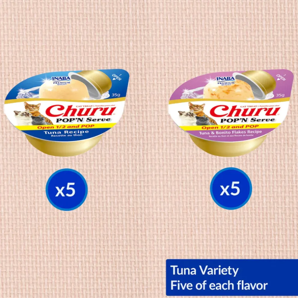 Inaba Churu Pop'n Serve Variety Pack Lickable Cat Treats