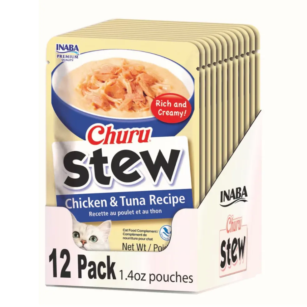Inaba Churu Stew for Cats (1.4 oz x 12 puches)