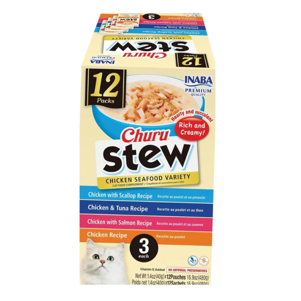 Inaba Churu Stew for Cats (1.4 oz x 12 puches)