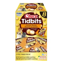 Inaba Churu Tidbits Soft & Creamy Cat Treats (8 packs)