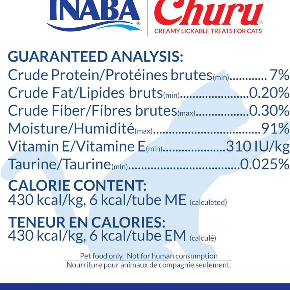 Inaba Churu Tuna Seafood Variety Pack Grain-Free Lickable Treat for Cats