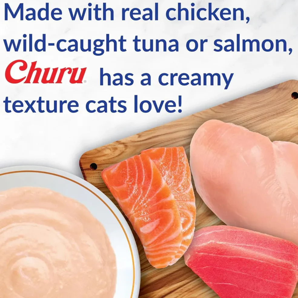 Inaba Churu Tuna Variety Pack Grain-Free Lickable Treat for Cats