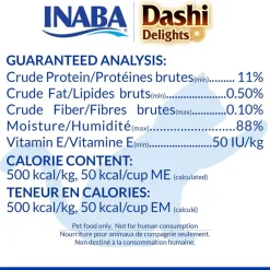 Inaba Dashi Delights Chicken & Bonito Flakes Recipe in Broth Cat Food, 2.5-oz