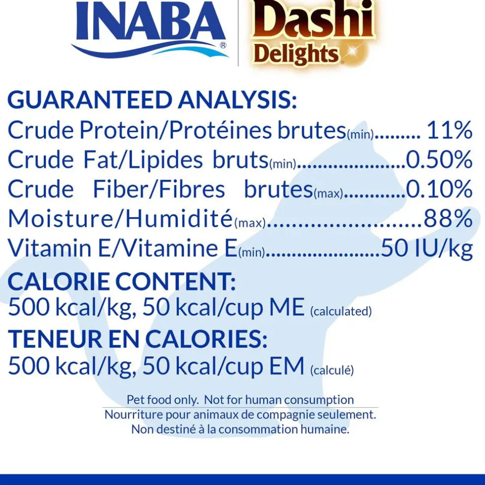 Inaba Dashi Delights Chicken with Scallop Recipe in Broth Cat Food, 2.5-oz