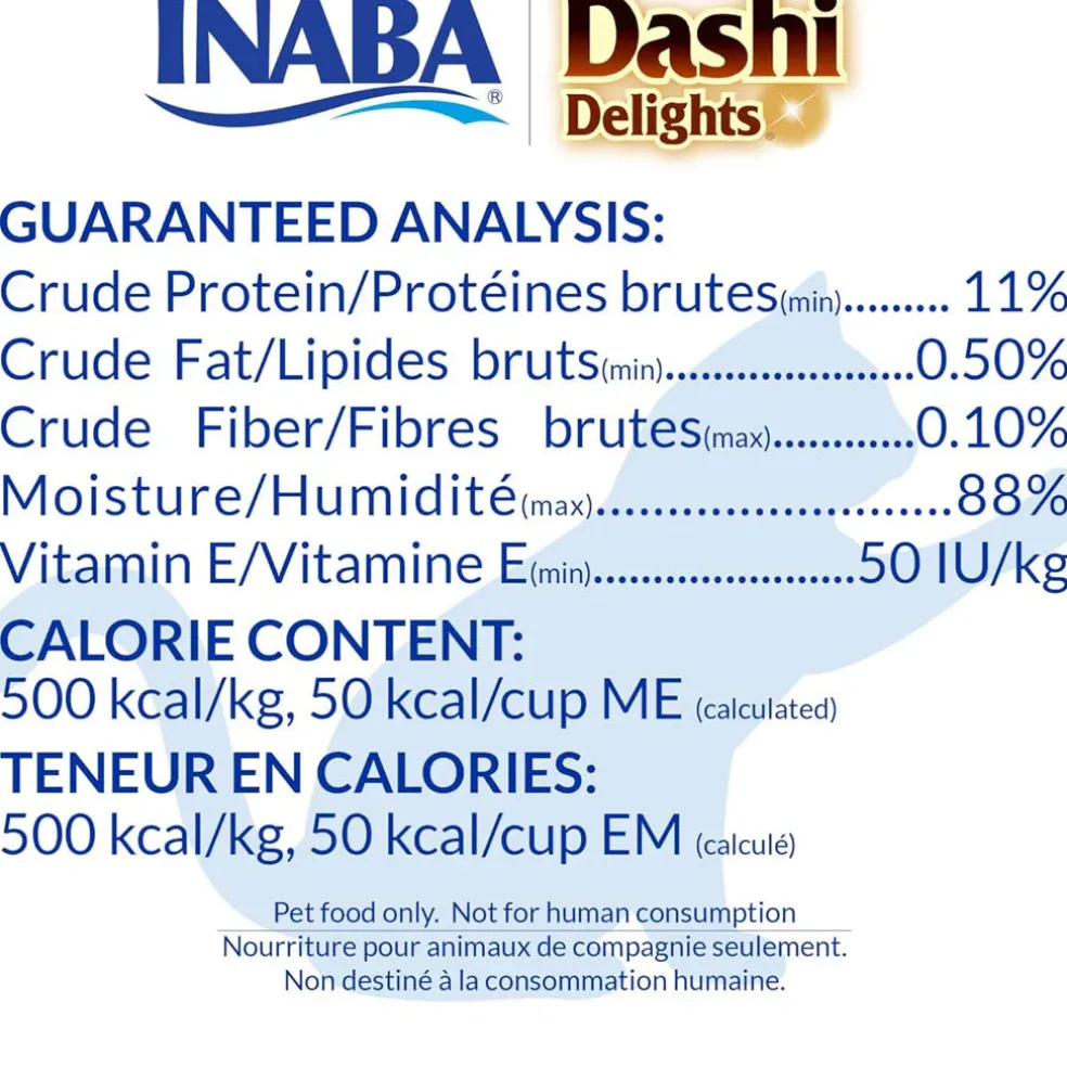 Inaba Dashi Delights Chicken with Tuna & Scallop Recipe in Broth Cat Food, 2.5-oz - DISCO