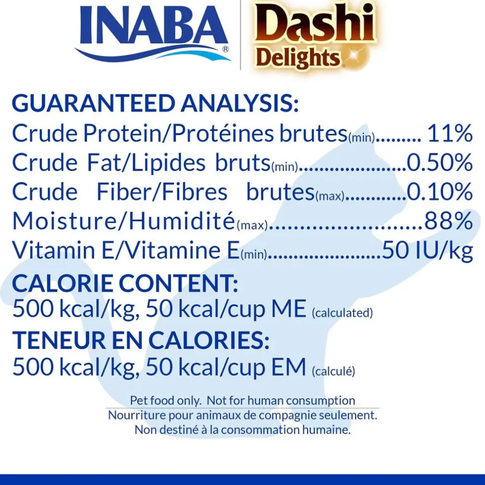 Inaba Dashi Delights Tuna Variety Pack in Broth Cat Food, 2.5-oz, pack of 12