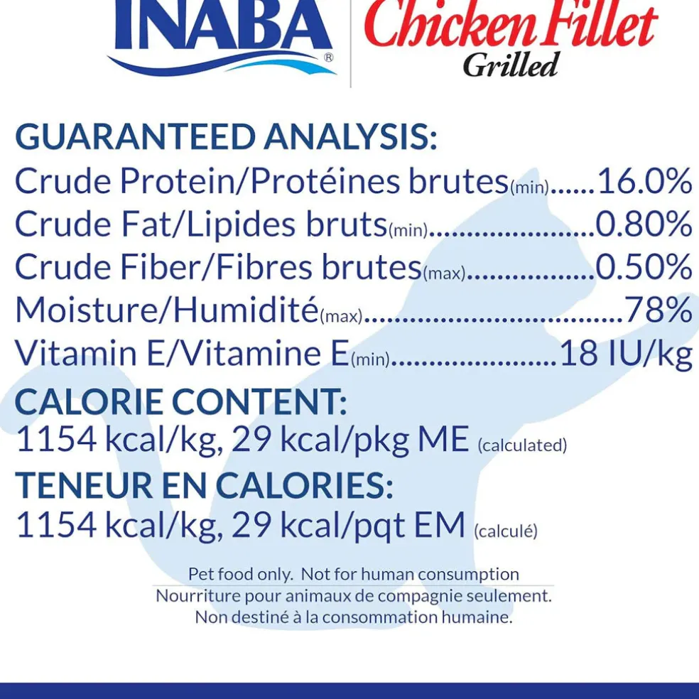 Inaba Grilled Chicken Fillet in Shrimp Flavored Broth Cat Treat, 0.52-oz