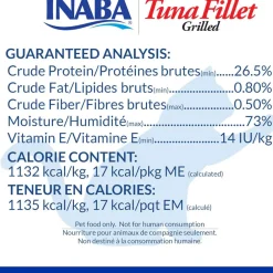 Inaba Grilled Tuna Fillet in Crab Flavored Broth Cat Treat, 0.52-oz
