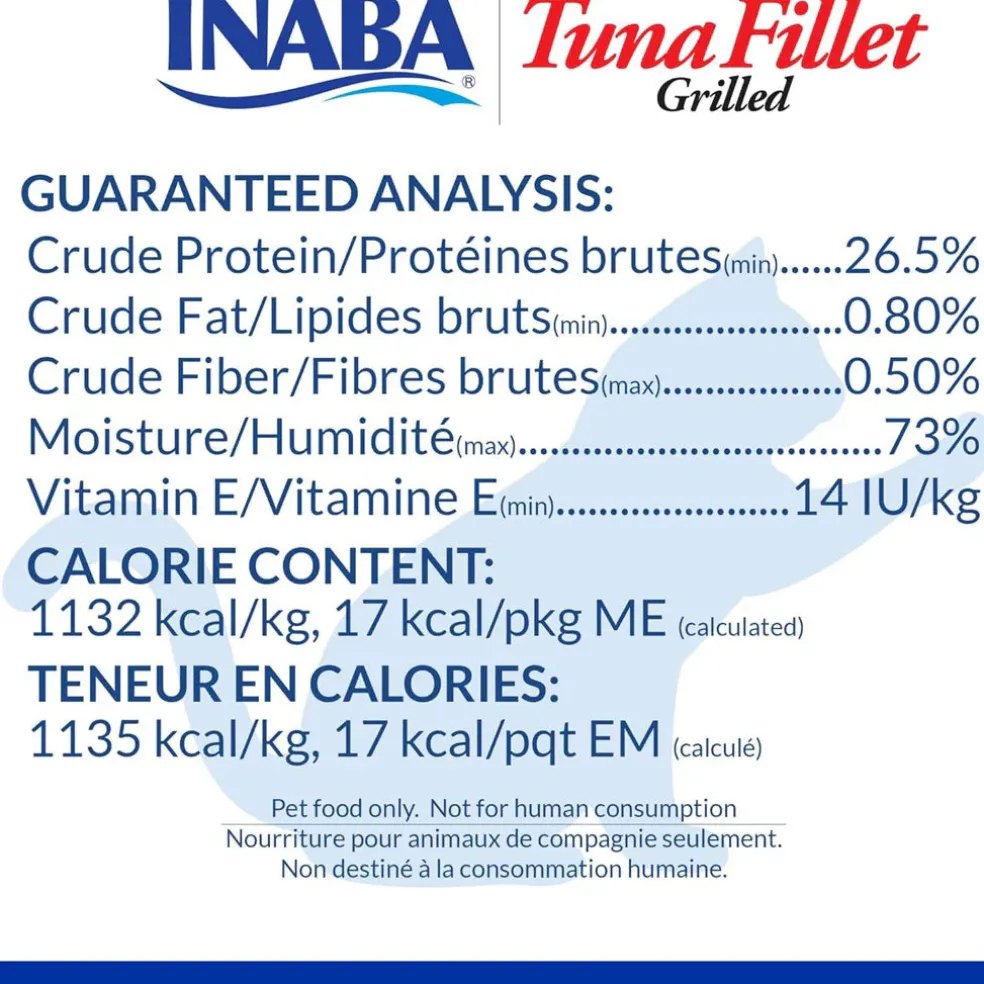 Inaba Grilled Tuna Fillet in Crab Flavored Broth Cat Treat, 0.52-oz