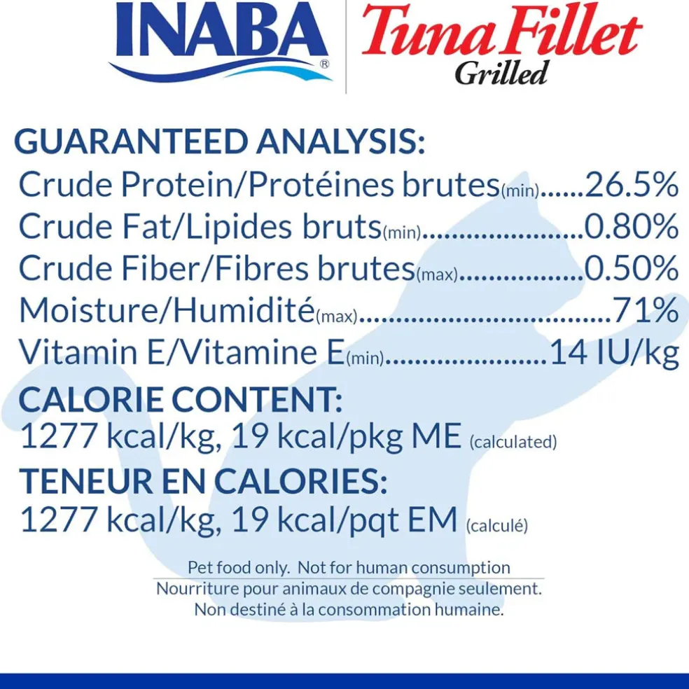 Inaba Grilled Tuna Fillet in Shrimp Flavored Broth Cat Treat, 0.52-oz