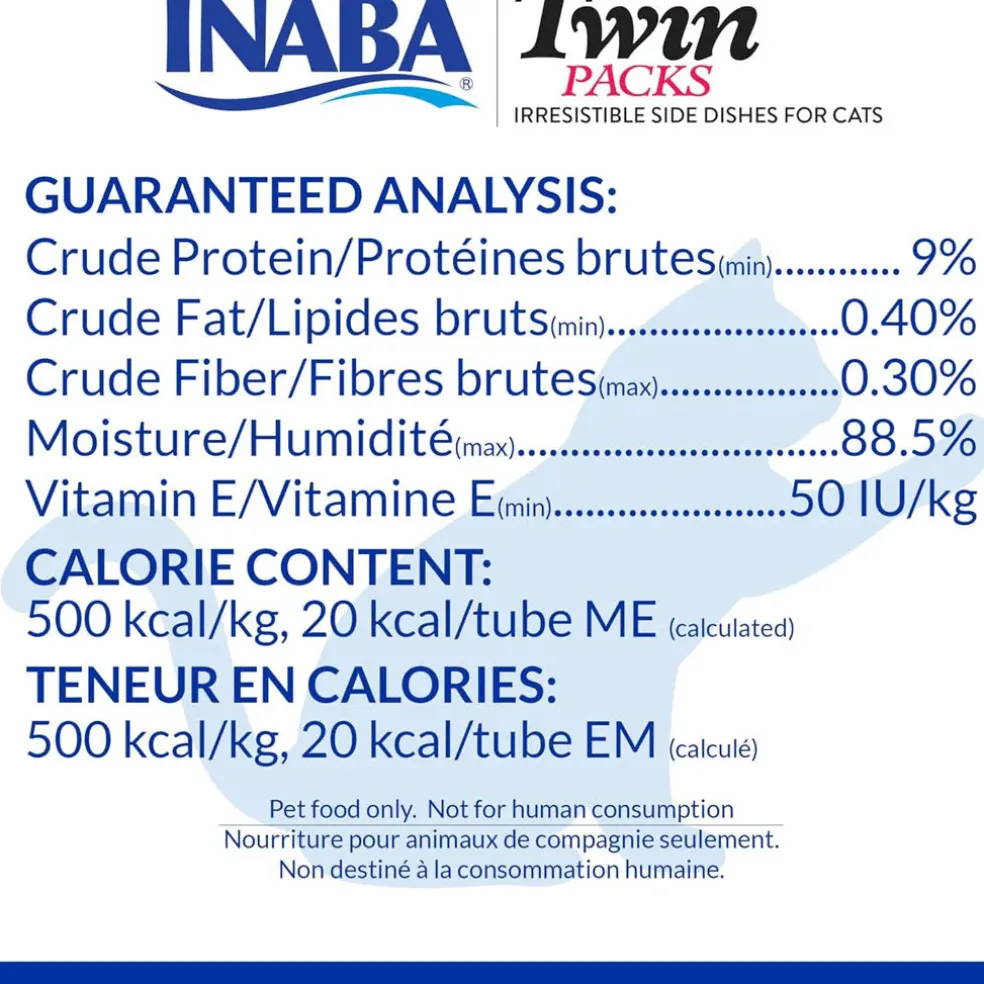 Inaba Twin Packs Chicken Recipe in Chicken Broth Grain-Free Cat Food, 1.4-oz