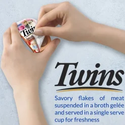 Inaba Twins Tuna & Chicken Recipe Grain-Free Cat Food, 1.23-oz