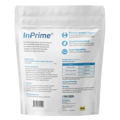 InPrime - Natural Joint Support for Dogs - Helps Maintain Normal Joint Mobility &Function - Supports Hip and Joint for Dogs - Palatable Dog Joint Care - (60 Count)
