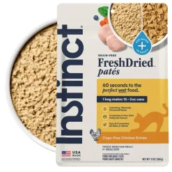 Instinct Fresh Dried Patés Freeze-Dried Raw Chicken Entrée for Cats