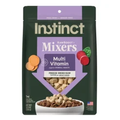 Instinct Raw Boost Mixers Multivitamin Freeze Dried Meal Topper for Adult Dogs