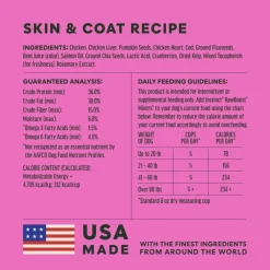 Instinct Raw Boost Mixers Skin & Coat Health Freeze Dried Meal Topper for Dogs