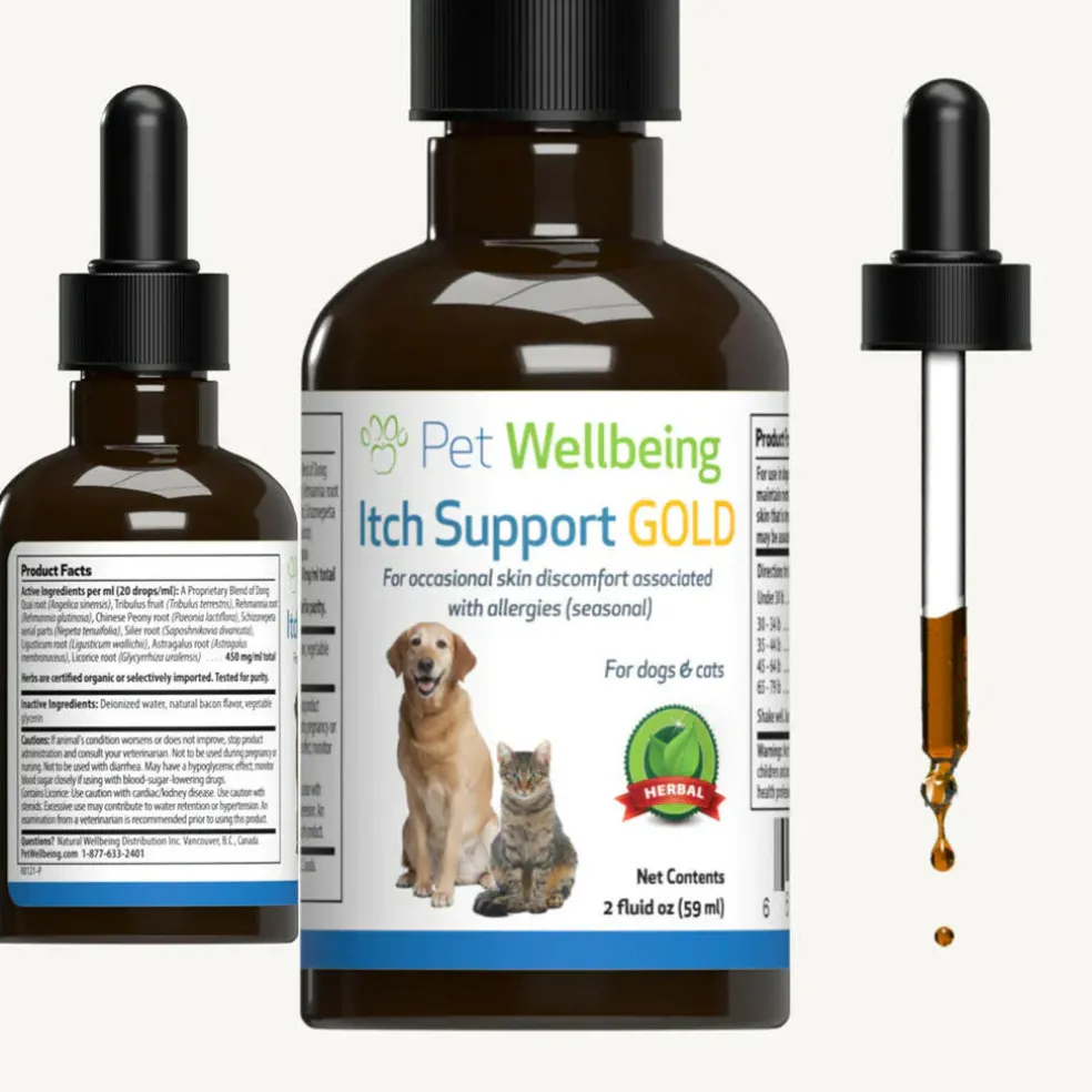 Itch Support Gold - For Allergy-Related Itch in Cats