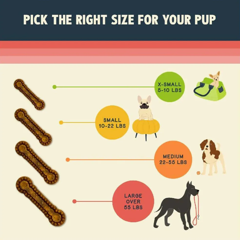 Jiminy's Dental Chews for Large Dogs (7 ct)