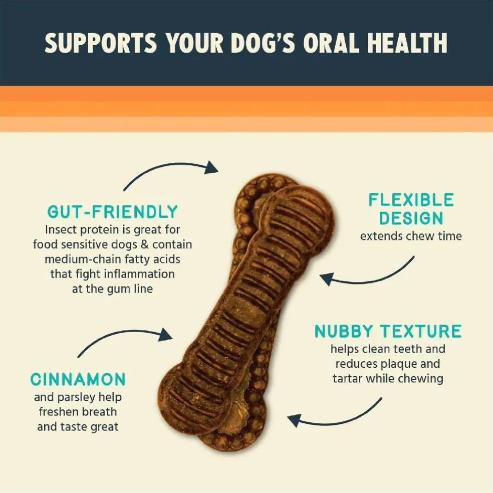 Jiminy's Dental Chews for Medium Dogs (12 ct)
