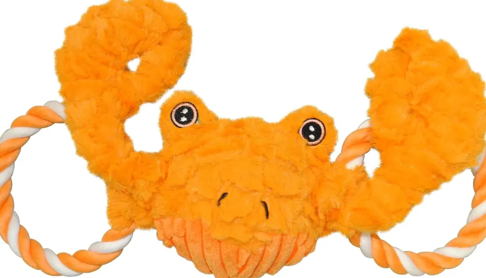 Jolly Pet Tug-a-Mals Crab Toy For Dogs