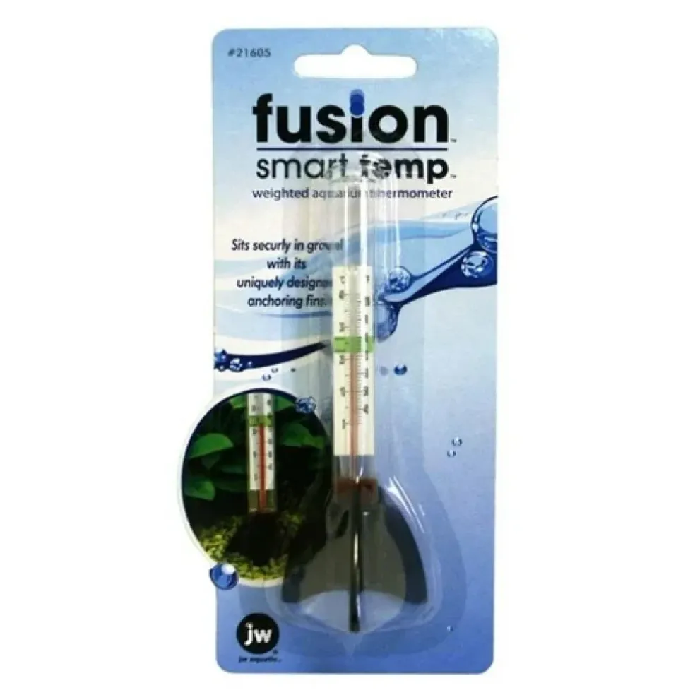 JW Pet Fusion Smart Temp Weighted Aquarium Thermometer