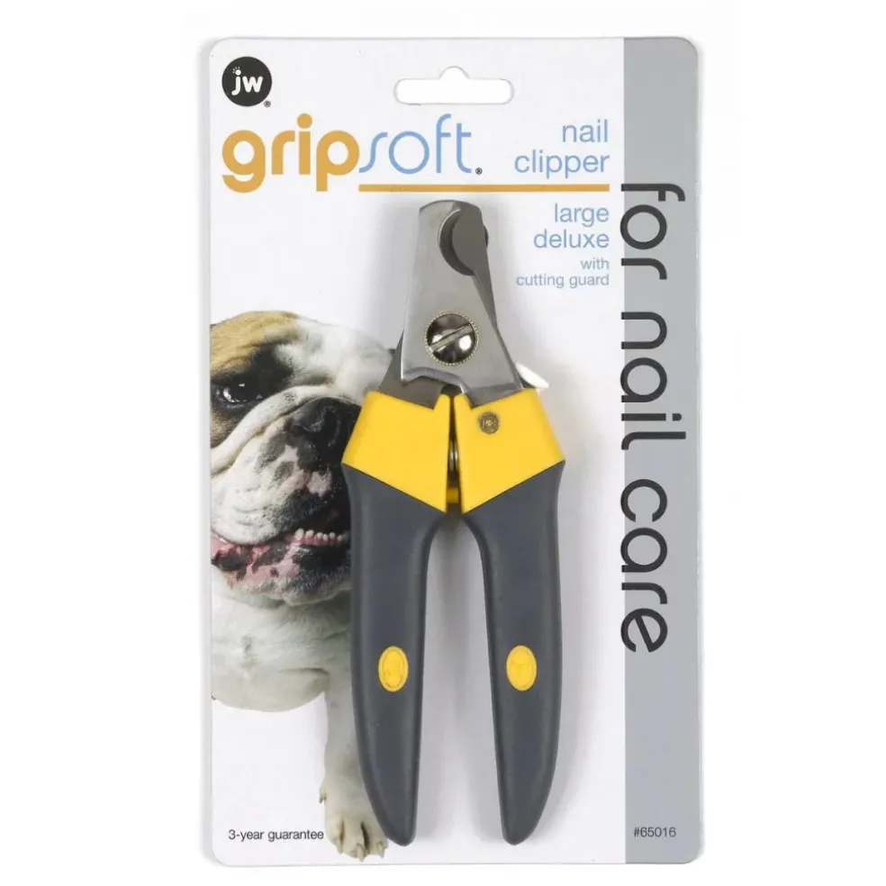 JW Pet Gripsoft Deluxe Nail Clipper For Dogs