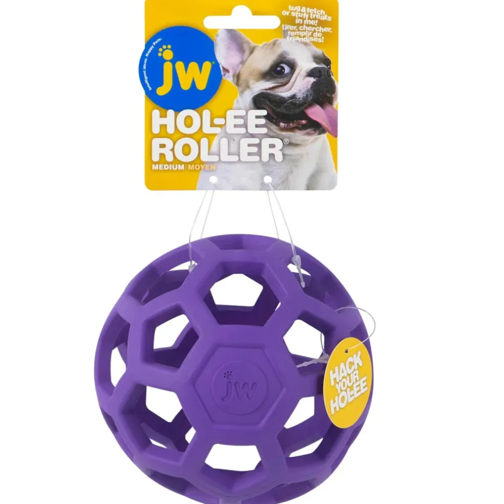 JW Pet Hol-ee Roller Toy For Dogs, Assorted Colors