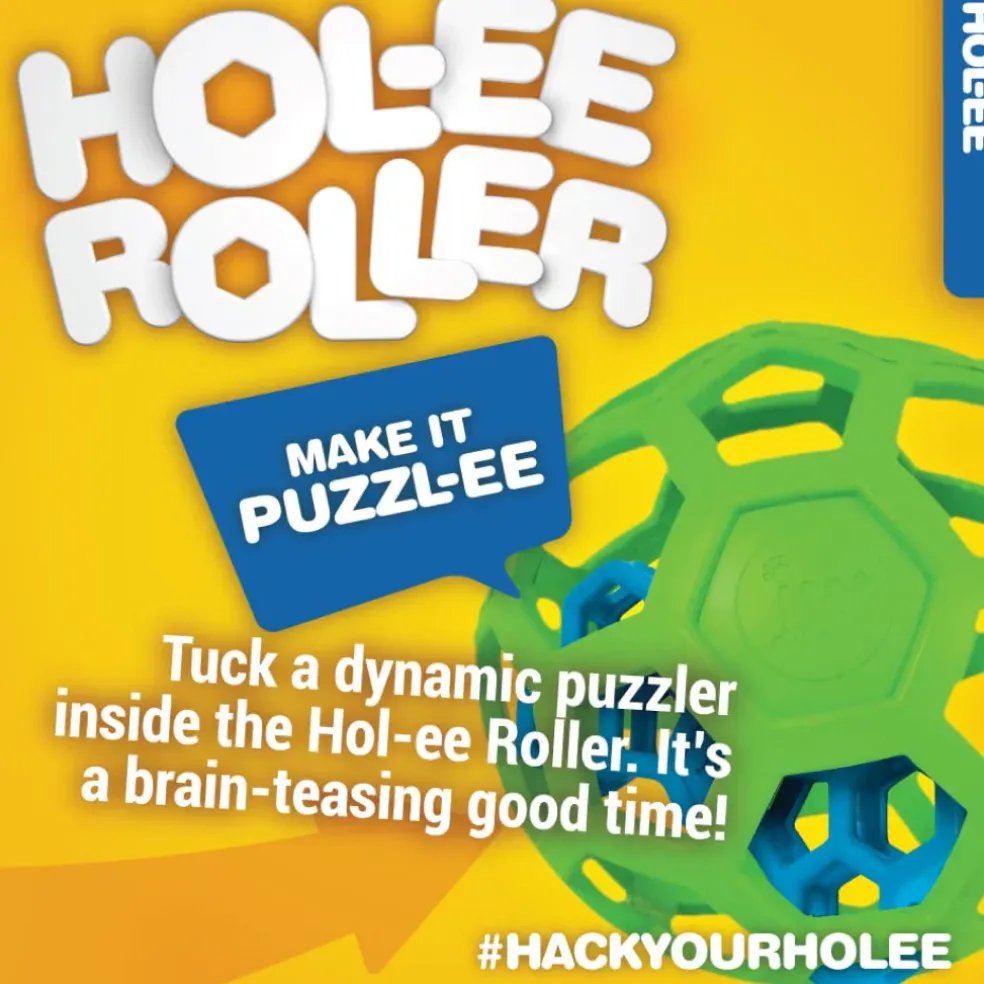 JW Pet Hol-ee Roller Toy For Dogs, Assorted Colors