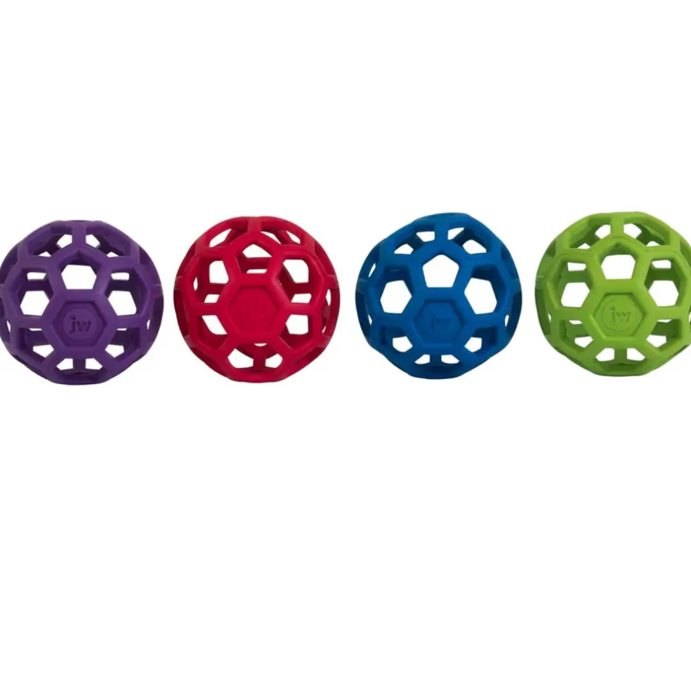 JW Pet Hol-ee Roller Toy For Dogs, Assorted Colors