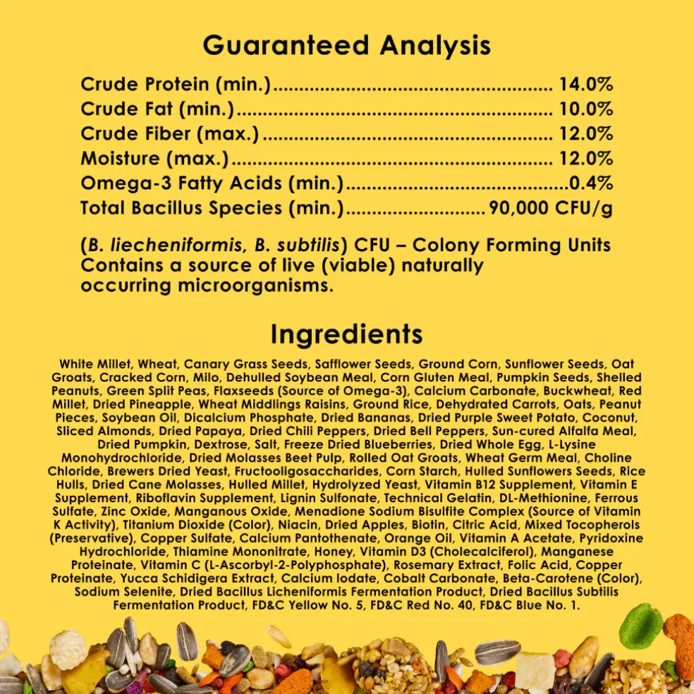 Kaytee Fiesta Conure Bird Food (4.5 lb)