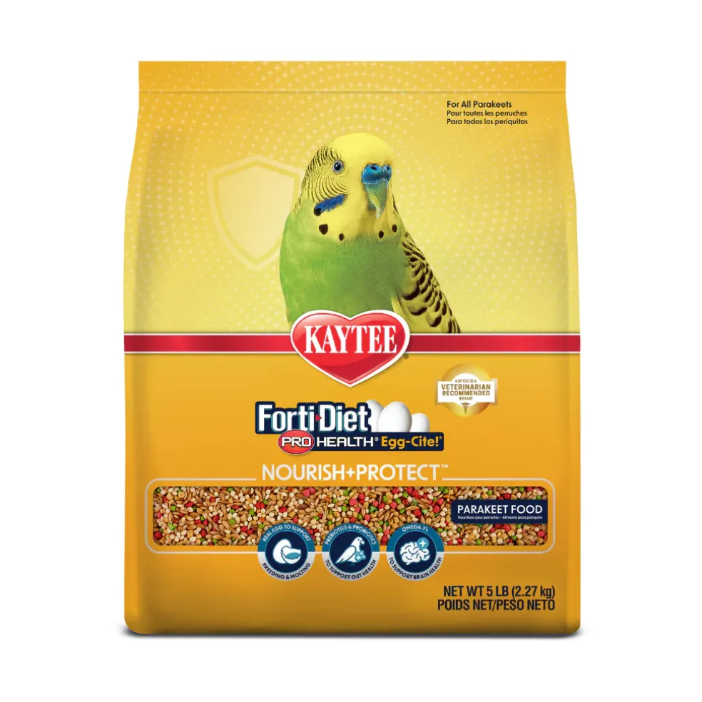 Kaytee Forti-Diet Pro Health Egg-Cite! Parakeet Bird Food (5 lb)