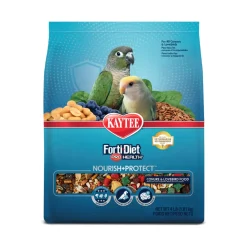 Kaytee Forti-Diet Pro Health Nourish+Protect Conure & Lovebird Bird Food (4 lb)