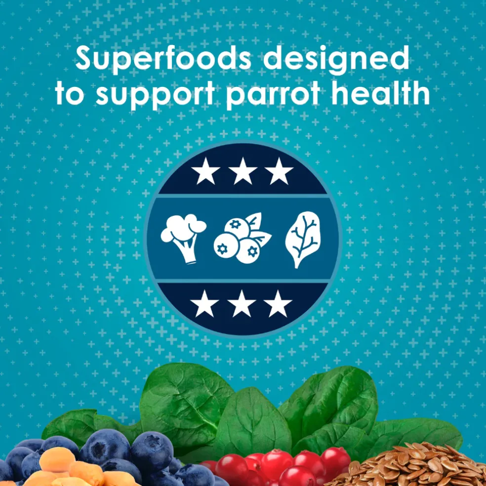 Kaytee Forti-Diet Pro Health Nourish+Protect Parrot Bird Food