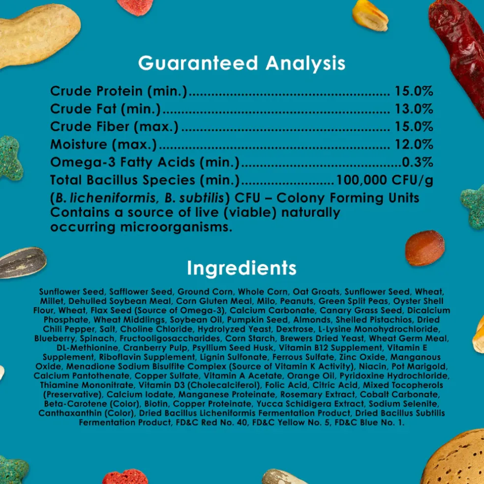 Kaytee Forti-Diet Pro Health Nourish+Protect Parrot Bird Food