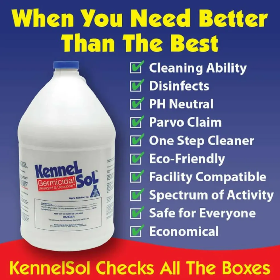 KennelSol Germicidal Detergent & Deodorant Cleaner (1 Gallon)