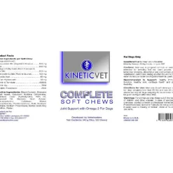 Kinetic Vet Complete Joint Support Soft Chews for Dogs (120 count)