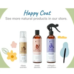 kin+kind Almond & Vanilla Coat Spray for Dog Smells (12 oz)