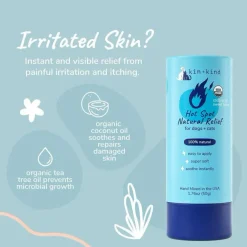 kin+kind Hot Spot Natural Relief Balm for Cats & Dogs (2.3 oz)