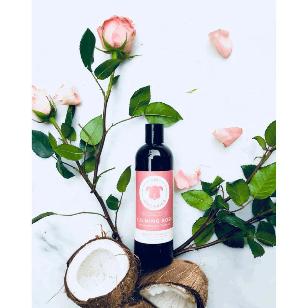 kin+kind Itchy Organics Calming Rose Shampoo for Dogs (12 oz)