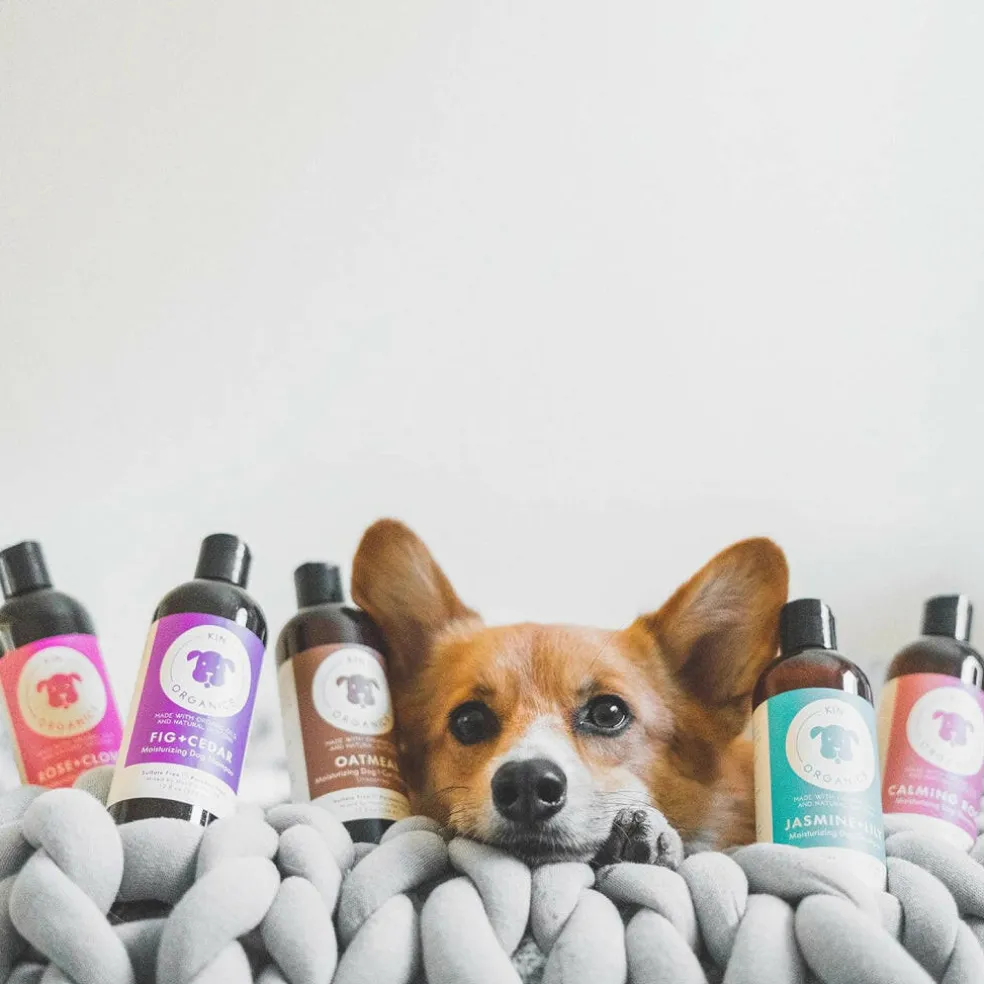 kin+kind Itchy Organics Calming Rose Shampoo for Dogs (12 oz)