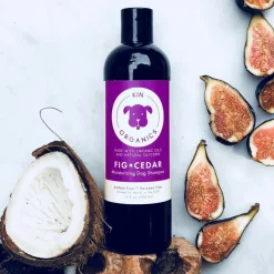 kin+kind Itchy Organics Fig & Cedar Oatmeal Shampoo for Dogs (12 oz)