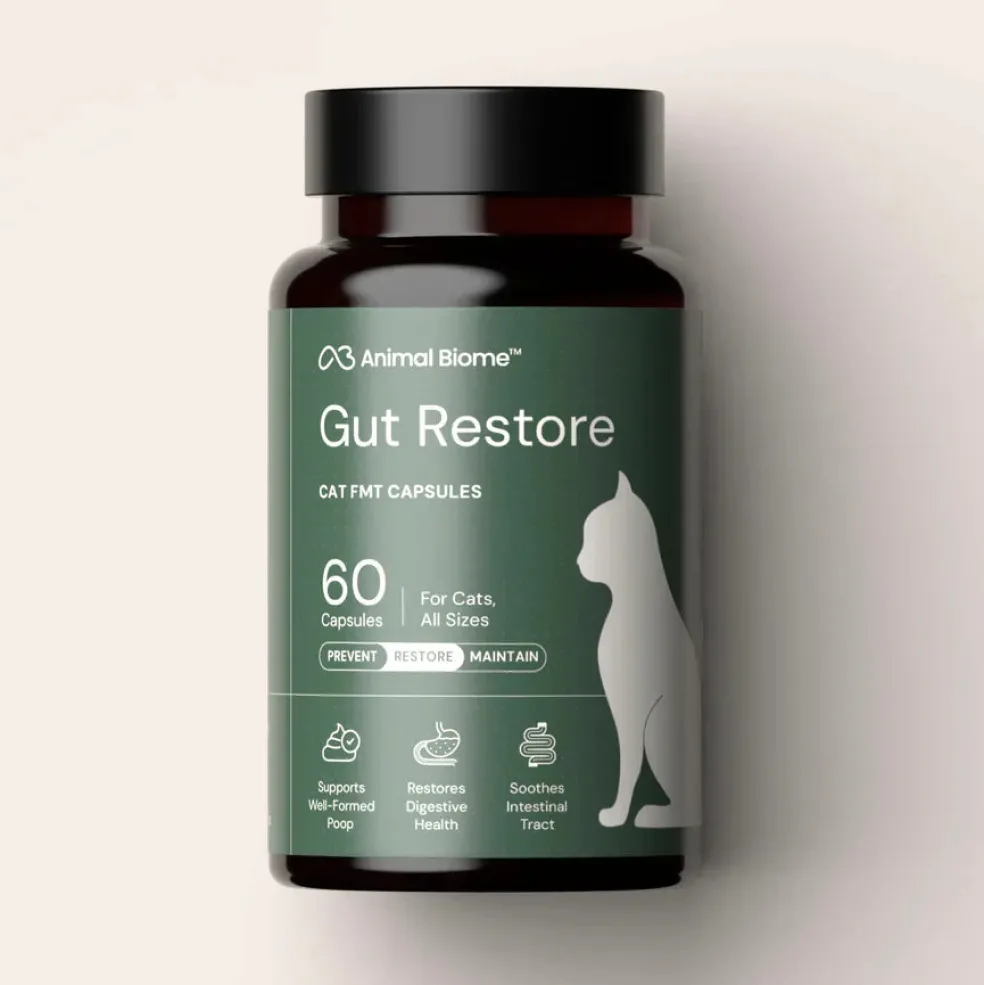Kitty Biome Gut Restore Supplement FMT Capsules for Cats