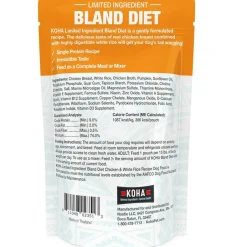Koha Limited Ingredient Bland Diet Chicken & White Rice Recipe for Dogs, 12.5-oz (6 pack)