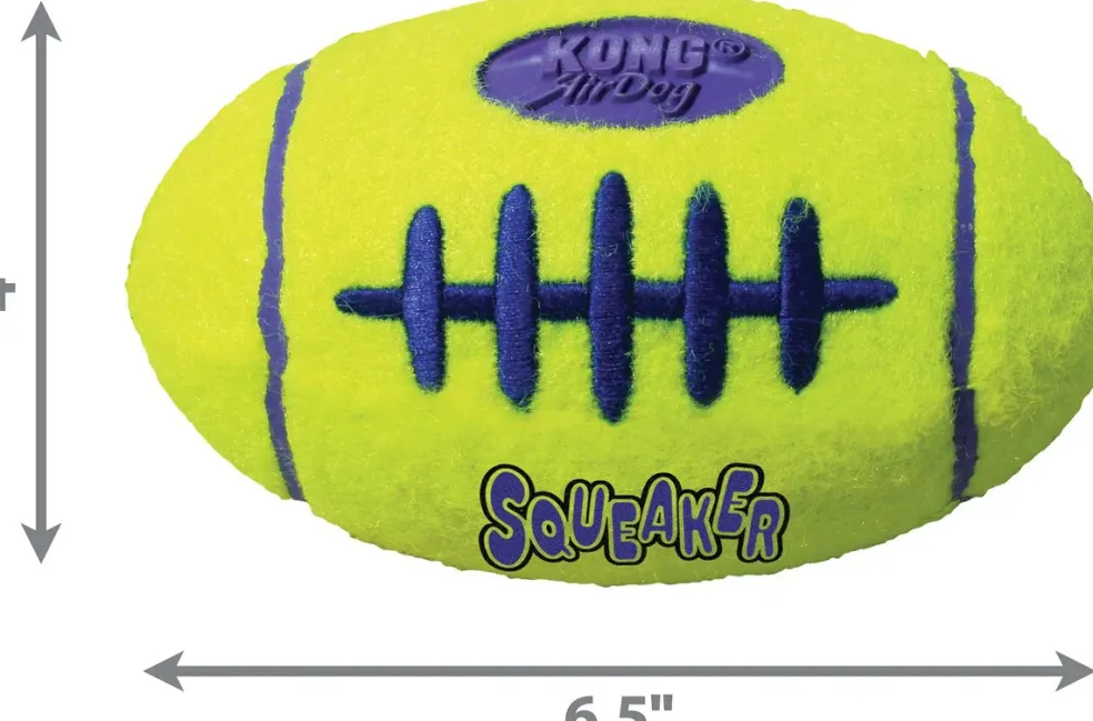 Kong AirDog Squeaker Football Dog Toy