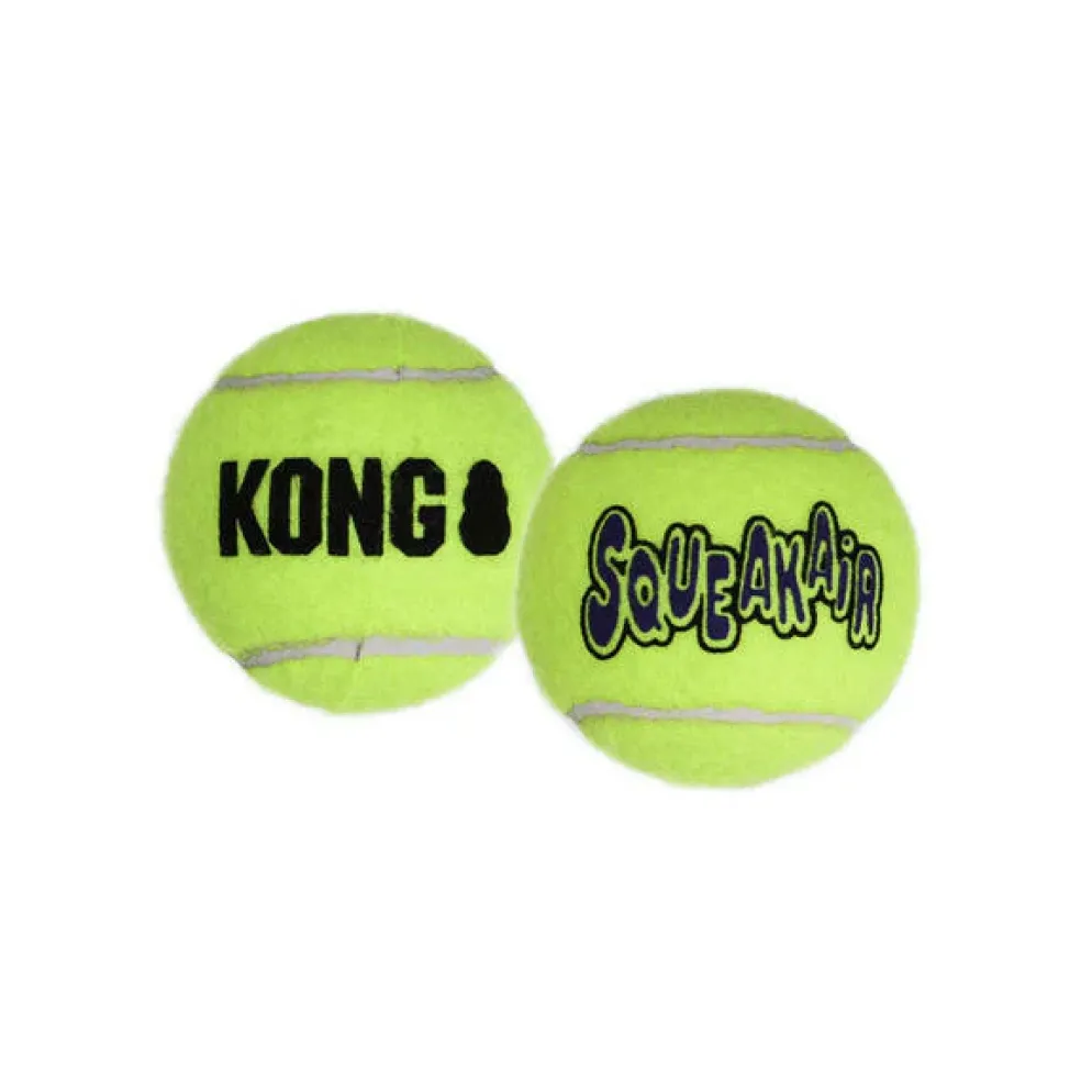 KONG Air Squeaker Tennis Balls for Dogs