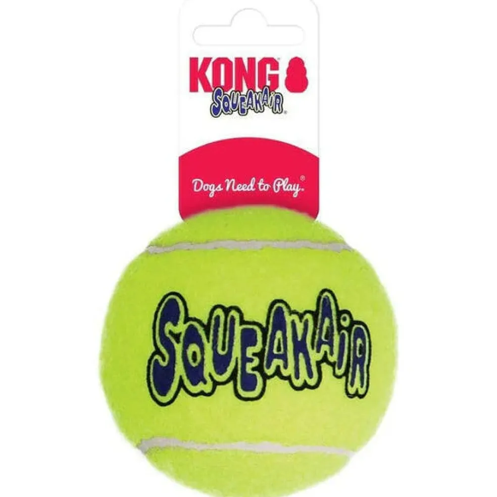 KONG Air Squeaker Tennis Balls for Dogs