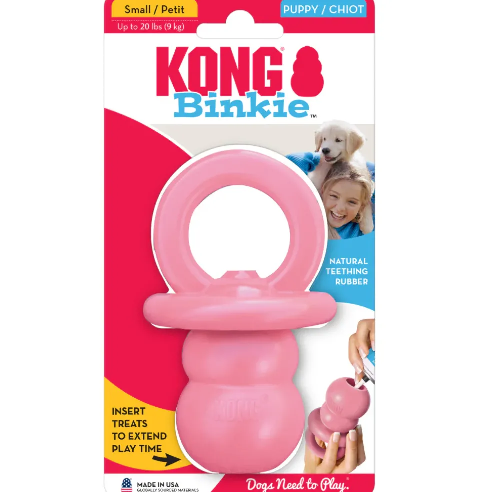 Kong Binkie Puppy Dog Chew Toy - (assorted colors)