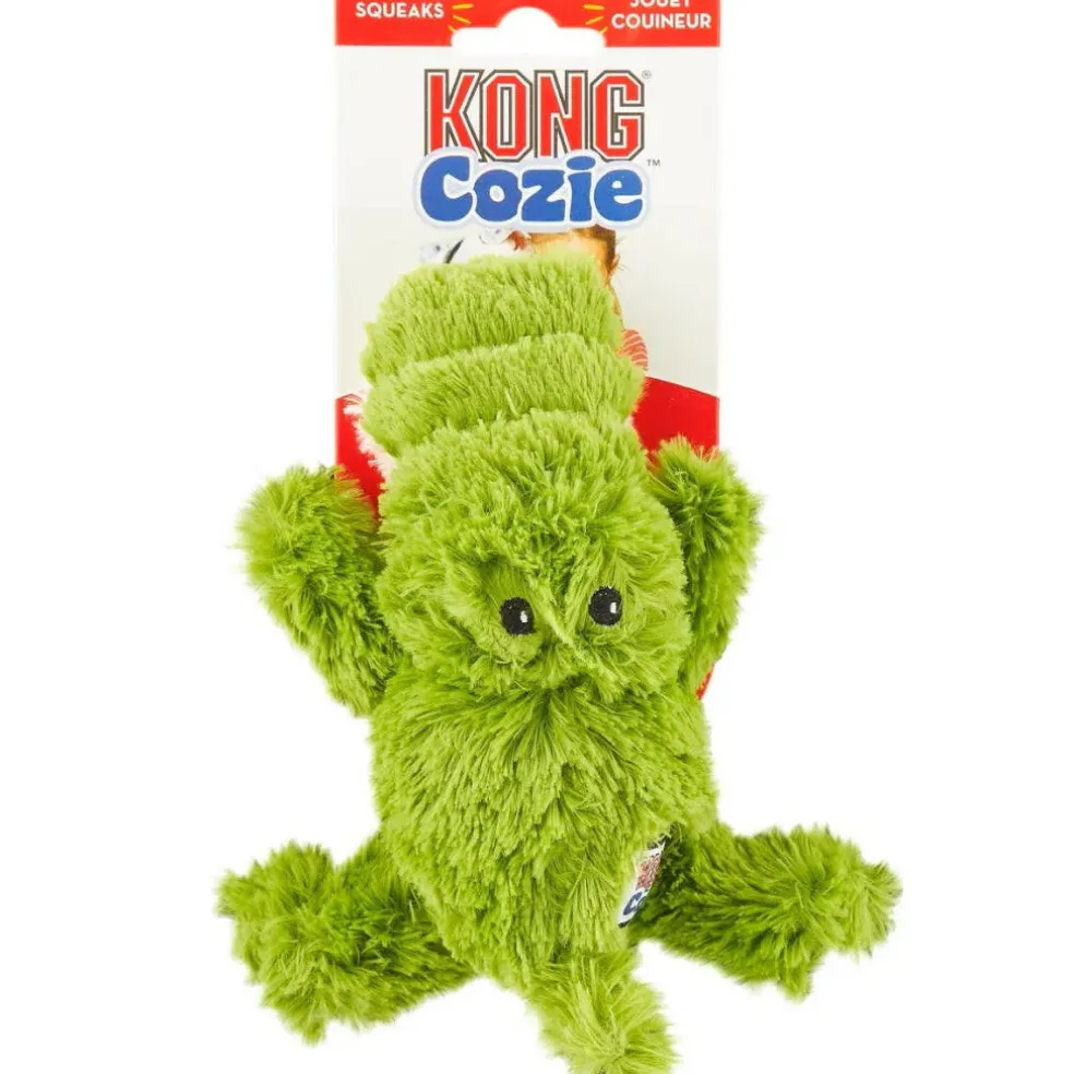 Kong Cozie Ali Alligator Squeaky Plush Toy For Dogs